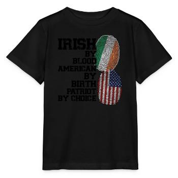 Irland Irisch Irische Wurzeln Geschenk - Stanley/Stella Kinder T-Shirt MINI CREATOR  - Schwarz - Vorne - Mikhail (115cm)