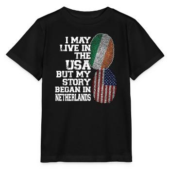 Irland Irisch Irische Wurzeln Geschenk - Stanley/Stella Kinder T-Shirt MINI CREATOR  - Schwarz - Vorne - Mikhail (115cm)