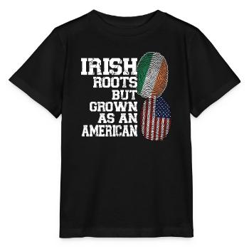 Irland Irisch Irische Wurzeln Geschenk - Stanley/Stella Kinder T-Shirt MINI CREATOR  - Schwarz - Vorne - Mikhail (115cm)