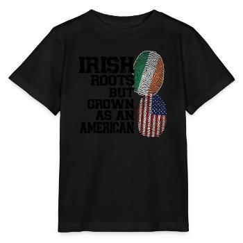 Irland Irisch Irische Wurzeln Geschenk - Stanley/Stella Kinder T-Shirt MINI CREATOR  - Schwarz - Vorne - Mikhail (115cm)