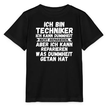 Techniker Beruf Technik Geschenk - Stanley/Stella Kinder T-Shirt MINI CREATOR  - Schwarz - Vorne - Mikhail (115cm)
