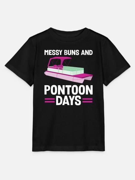 Ponton Pontonierboot Geschenk - Stanley/Stella Kinder T-Shirt MINI CREATOR  - Schwarz