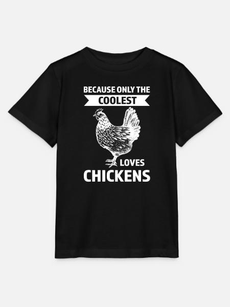 Hühnerhaltung Tierhaltung Geschenk - Stanley/Stella Kinder T-Shirt MINI CREATOR - Schwarz