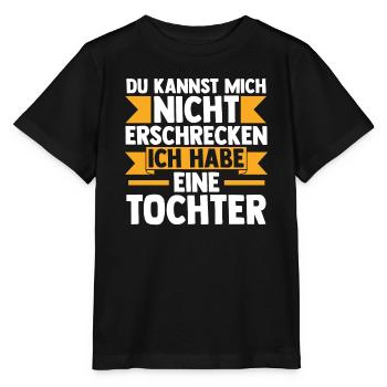 Papa Tochter Töchter Geschenk - Stanley/Stella Kinder T-Shirt MINI CREATOR  - Schwarz - Vorne - Mikhail (115cm)