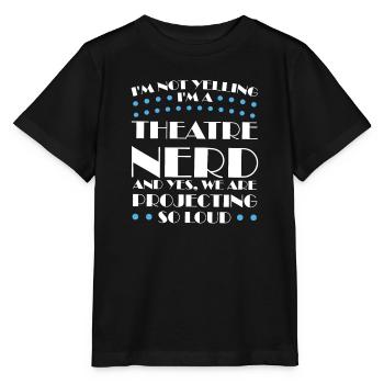 Theater Broadway Theater Geschenk - Stanley/Stella Kinder T-Shirt MINI CREATOR  - Schwarz - Vorne - Mikhail (115cm)