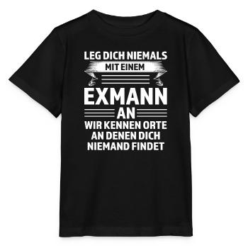 Geschieden Mann Trennung Geschenk - Stanley/Stella Kinder T-Shirt MINI CREATOR  - Schwarz - Vorne - Mikhail (115cm)