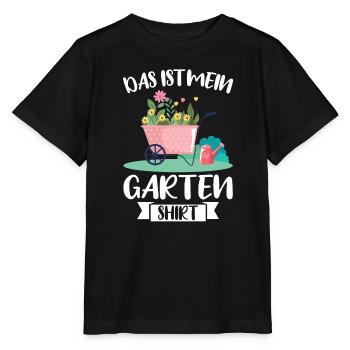 Garten Pflanze Gärtnerei Geschenk - Stanley/Stella Kinder T-Shirt MINI CREATOR  - Schwarz - Vorne - Mikhail (115cm)