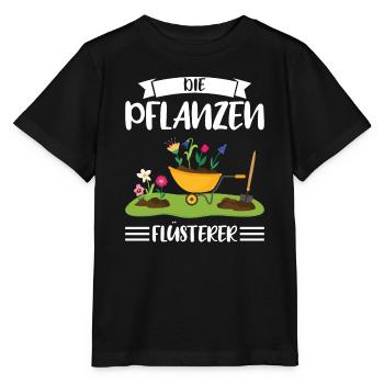 Garten Pflanze Gärtnerei Geschenk - Stanley/Stella Kinder T-Shirt MINI CREATOR  - Schwarz - Vorne - Mikhail (115cm)