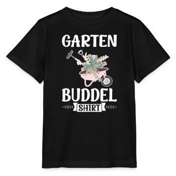 Garten Pflanze Gärtnerei Geschenk - Stanley/Stella Kinder T-Shirt MINI CREATOR  - Schwarz - Vorne - Mikhail (115cm)