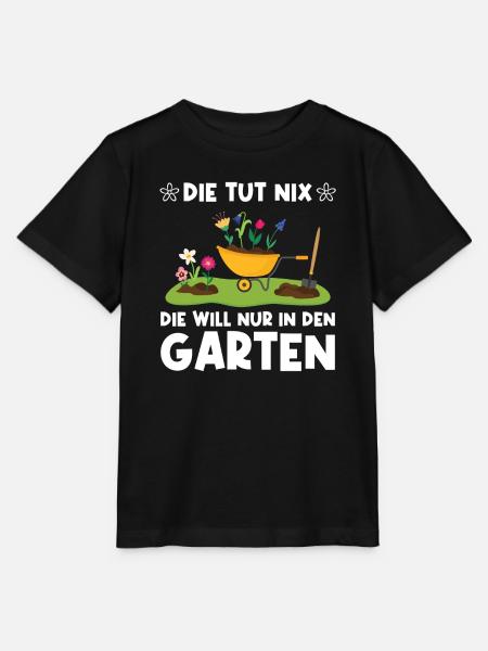 Garten Pflanze Gärtnerei Geschenk - Stanley/Stella Kinder T-Shirt MINI CREATOR  - Schwarz