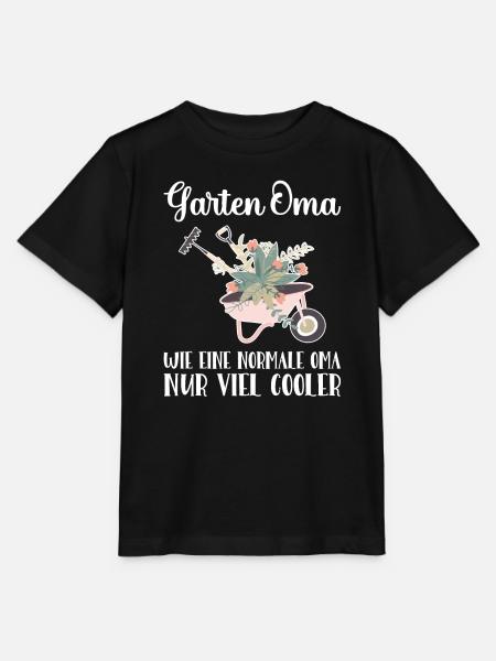 Garten Oma Gärtnerei Geschenk - Stanley/Stella Kinder T-Shirt MINI CREATOR - Schwarz