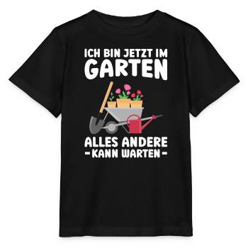 Garten Pflanze Gärtnerei Geschenk - Stanley/Stella Kinder T-Shirt MINI CREATOR  - Schwarz - Vorne - Mikhail (115cm)