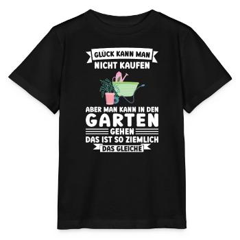 Garten Pflanze Gärtnerei Geschenk - Stanley/Stella Kinder T-Shirt MINI CREATOR  - Schwarz - Vorne - Mikhail (115cm)