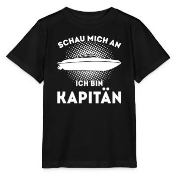 Boot Kapitän booten Geschenk - Stanley/Stella Kinder T-Shirt MINI CREATOR  - Schwarz - Vorne - Mikhail (115cm)
