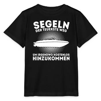 Boot Kapitän booten Geschenk - Stanley/Stella Kinder T-Shirt MINI CREATOR  - Schwarz - Vorne - Mikhail (115cm)