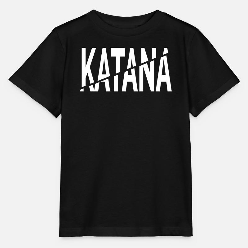 Coupe Katana - T-shirt bio MINI CREATOR Stanley/Stella Enfant - noir
