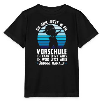 Vorschule Dabbing Vorschüler Geschenk - Stanley/Stella Kinder T-Shirt MINI CREATOR  - Schwarz - Vorne - Mikhail (115cm)