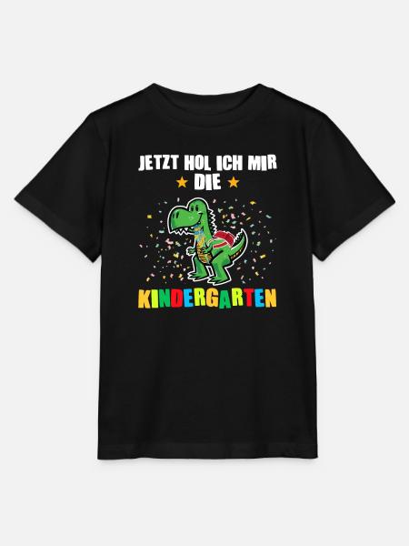 Kindergarten Dino Kindergarten-Anfang Geschenk - Stanley/Stella Kinder T-Shirt MINI CREATOR  - Schwarz