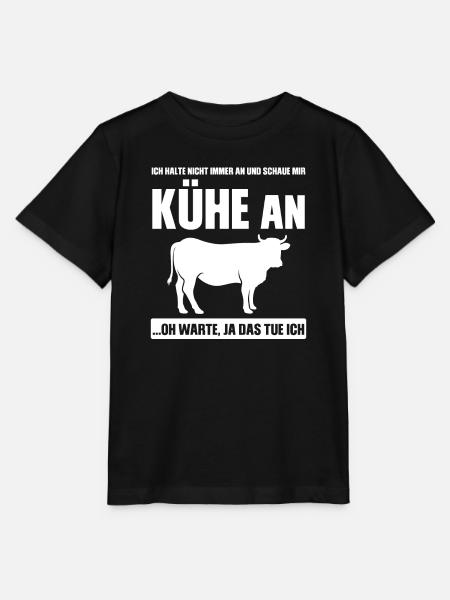 Kuh Züchter Kuhebesitzer Geschenk - Stanley/Stella Kinder T-Shirt MINI CREATOR - Schwarz