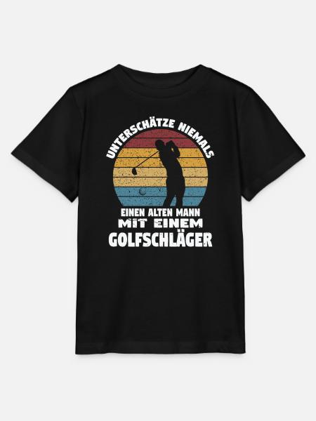 Golfspieler Sport Golfspieler Geschenk - Stanley/Stella Kinder T-Shirt MINI CREATOR  - Schwarz