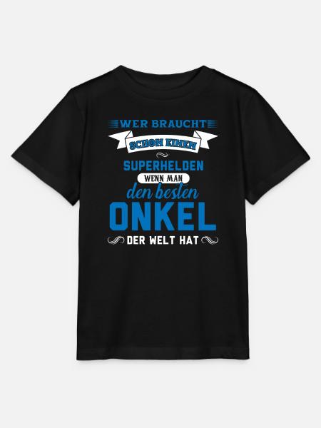 Onkel Familie Onkels Geschenk - Stanley/Stella Kinder T-Shirt MINI CREATOR - Schwarz