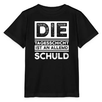 Schicht Arbeit Schichtarbeiter Geschenk - Stanley/Stella Kinder T-Shirt MINI CREATOR  - Schwarz - Vorne - Mikhail (115cm)