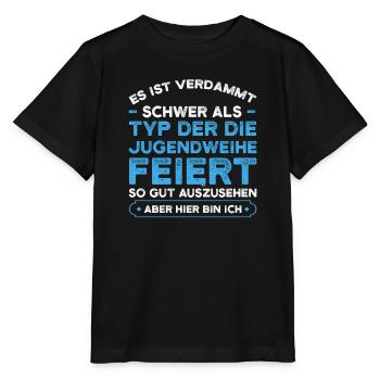 Jugendweihe Jugend Jugendliche Geschenk - Stanley/Stella Kinder T-Shirt MINI CREATOR  - Schwarz - Vorne - Mikhail (115cm)