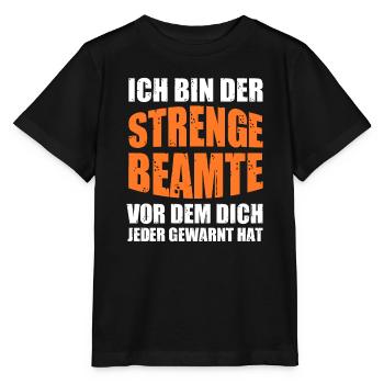 Beamter Beruf Verbeamtung Geschenk - Stanley/Stella Kinder T-Shirt MINI CREATOR  - Schwarz - Vorne - Mikhail (115cm)