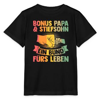 Opa & Enkelin Familie Enkelin Geschenk - Stanley/Stella Kinder T-Shirt MINI CREATOR  - Schwarz - Vorne - Mikhail (115cm)