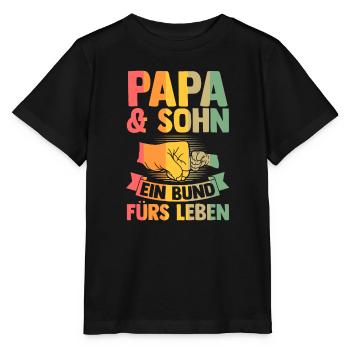 Onkel & Neffe Familie Neffe Geschenk - Stanley/Stella Kinder T-Shirt MINI CREATOR  - Schwarz - Vorne - Mikhail (115cm)