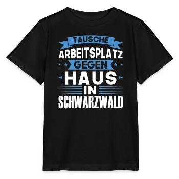 Schwarzwald Schwäbisch Süddeutschland Geschenk - Stanley/Stella Kinder T-Shirt MINI CREATOR  - Schwarz - Vorne - Mikhail (115cm)