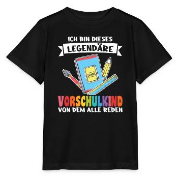 Kindergarten Vorschule Vorschulpädagoge Geschenk - Stanley/Stella Kinder T-Shirt MINI CREATOR  - Schwarz - Vorne - Mikhail (115cm)
