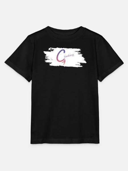 Kletterlogo Gradient - Stanley/Stella Kinder T-Shirt MINI CREATOR  - Schwarz