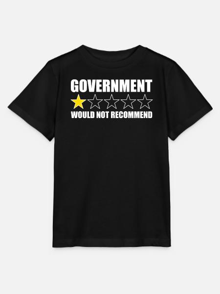 Die Regierung würde es nicht empfehlen. Anti-Regie - Stanley/Stella Kinder T-Shirt MINI CREATOR  - Schwarz