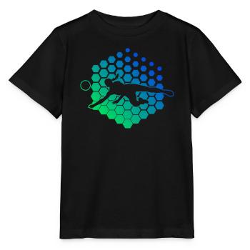 Men's Volleyball Games Women Volleyball Player - Stanley/Stella MINI CREATOR Kids’ T-Shirt - black - Front - Mikhail (115cm)