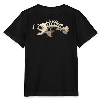 Poisson-grenouille - T-shirt bio MINI CREATOR Stanley/Stella Enfant - noir - Devant - Mikhail (115cm)