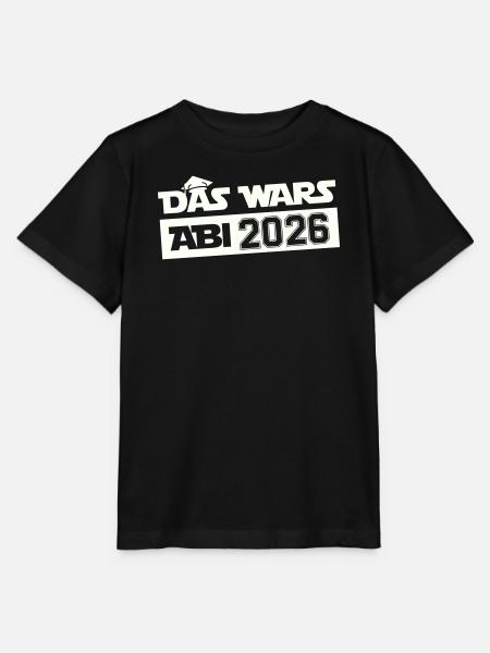 DAS WARS Abi 2026 - Stanley/Stella Kinder T-Shirt MINI CREATOR - Schwarz