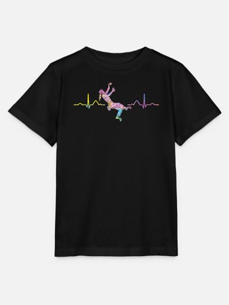 Boulderer Herzschlag Boulder Bouldern - Stanley/Stella Kinder T-Shirt MINI CREATOR - Schwarz
