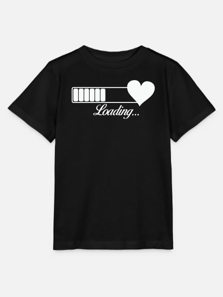 Herz-Loading Fortschritt - Stanley/Stella Kinder T-Shirt MINI CREATOR - Schwarz