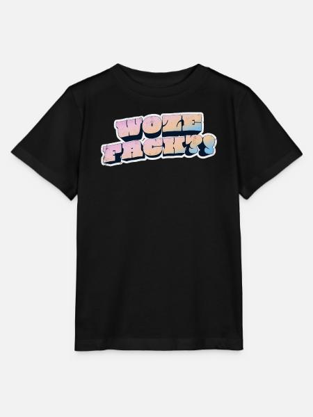Wow Face Pastell Graffiti Stil - Stanley/Stella Kinder T-Shirt MINI CREATOR  - Schwarz