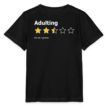 Erwachsenwerden. Es ist okay, denke ich - Stanley/Stella Kinder T-Shirt MINI CREATOR  - Schwarz - Vorne - Mikhail (115cm)