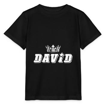 David - Stanley/Stella Kinder T-Shirt MINI CREATOR  - Schwarz - Vorne - Mikhail (115cm)