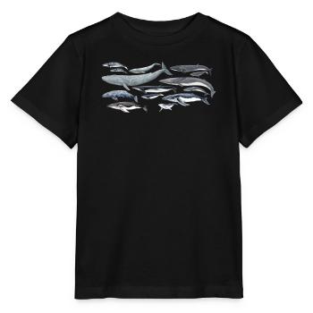 Wale Vielfalt fond transparent - Stanley/Stella Kinder T-Shirt MINI CREATOR  - Schwarz - Vorne - Mikhail (115cm)