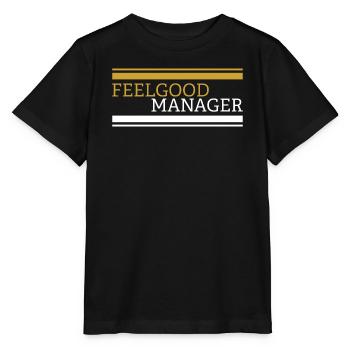 Tshirt Feelgood manager - T-shirt bio MINI CREATOR Stanley/Stella Enfant - noir - Devant - Mikhail (115cm)
