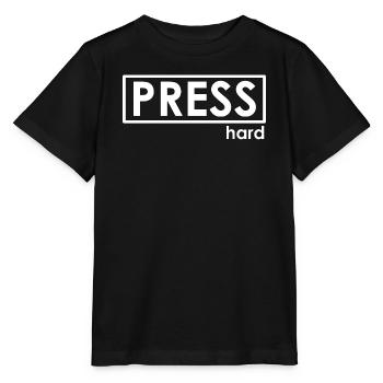 PRESS hard - Stanley/Stella Kinder T-Shirt MINI CREATOR  - Schwarz - Vorne - Mikhail (115cm)