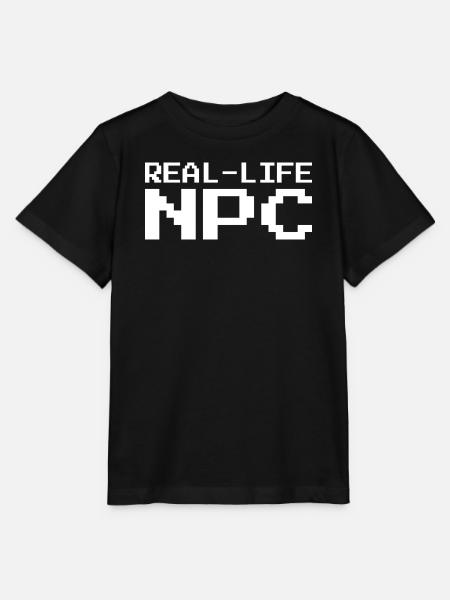 Real Life NPC Gaming - Stanley/Stella Kinder T-Shirt MINI CREATOR - Schwarz
