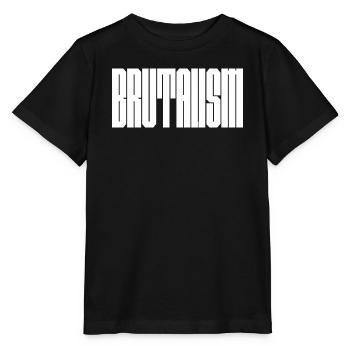 Bold Brutalism logo design - Stanley/Stella MINI CREATOR Kids’ T-Shirt - black - Front - Mikhail (115cm)