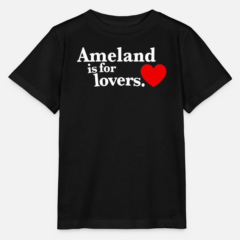 Ameland Lovers - Classic I - Stanley/Stella Kinder T-Shirt MINI CREATOR  - Schwarz