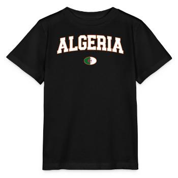 Algérie Drapeau Éclat Vintage - T-shirt bio MINI CREATOR Stanley/Stella Enfant - noir - Devant - Mikhail (115cm)