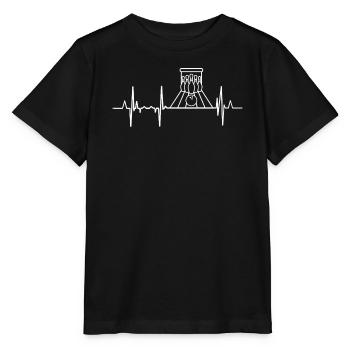 Battement de cœur au bowling - T-shirt bio MINI CREATOR Stanley/Stella Enfant - noir - Devant - Mikhail (115cm)